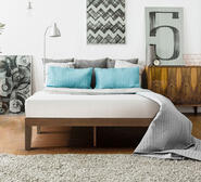 Veronica Double Bed Base Brown