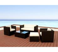 Walter 4 Seater Outdoor Lounge Set Black
