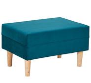Wingman Ottoman Blue