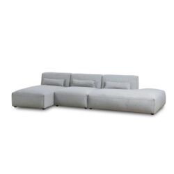 Yachin Left Chaise Sofa - Sterling Sand by Interior Secrets - AfterPay Available
