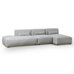 Yachin Right Chaise Sofa - Sterling Sand by Interior Secrets - AfterPay Available