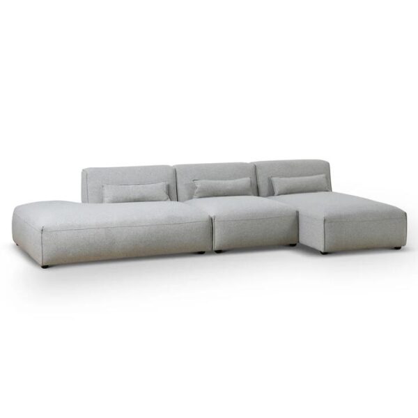 Yachin Right Chaise Sofa - Sterling Sand by Interior Secrets - AfterPay Available