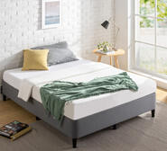 Zabi Double Bed Base Grey
