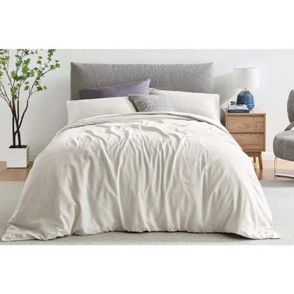 1200TC Cotton Quilt Cover Set Nimbus Cloud - Double