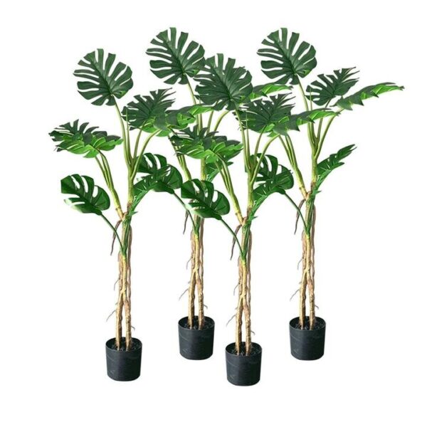 4X 160cm Green Artificial Indoor Turtle Back Tree Fake Fern Plant Decorative