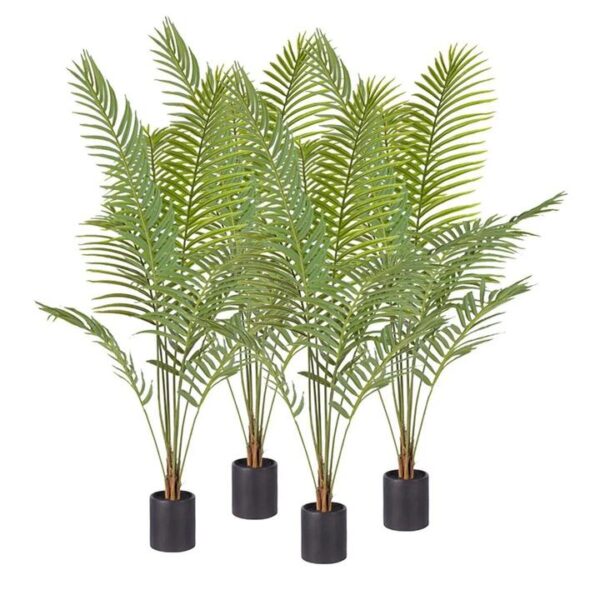4X 180cm Green Artificial Indoor Rogue Areca Palm Tree Fake Tropical Plant Home Office Decor