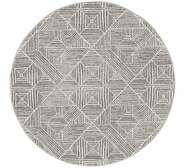 Alejandra Round Rug Grey Large