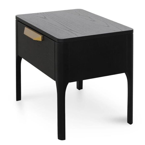 Allison Wooden Bedside Table - Black by Interior Secrets - AfterPay Available