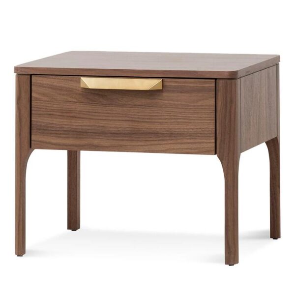 Allison Wooden Bedside Table - Walnut by Interior Secrets - AfterPay Available