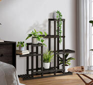 Ambra 6 Tiers Plant Stand Black