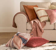 Ana Square Cushion Clay