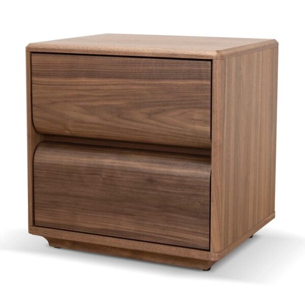 Annika 50cm Bedside Table - Walnut by Interior Secrets - AfterPay Available