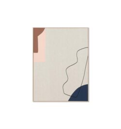 Arles Toffee 2 Framed Canvas Wall Art Print by Interior Secrets - AfterPay Available