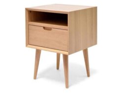 Asta SQ Wooden Bedside Table by Interior Secrets - AfterPay Available