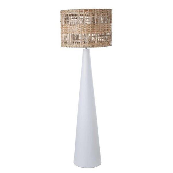 Aun Floor Lamp - Natural & White by Interior Secrets - AfterPay Available