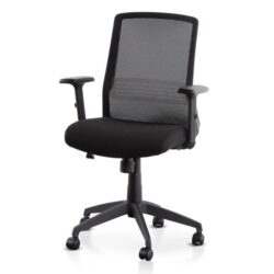 Barton Mesh Office Chair - Full Black by Interior Secrets - AfterPay Available