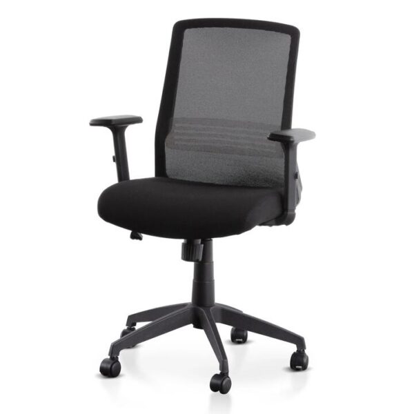 Barton Mesh Office Chair - Full Black by Interior Secrets - AfterPay Available