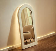 Beckham Full Length Mirror White