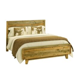 Bed Frame Double Size Rustic Timber