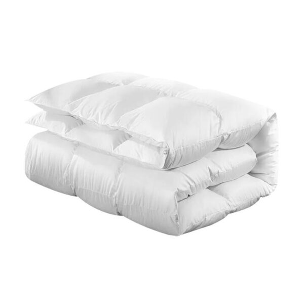 Bedding 800GSM Goose Down Feather Quilt Cover Duvet Winter Doona White Queen
