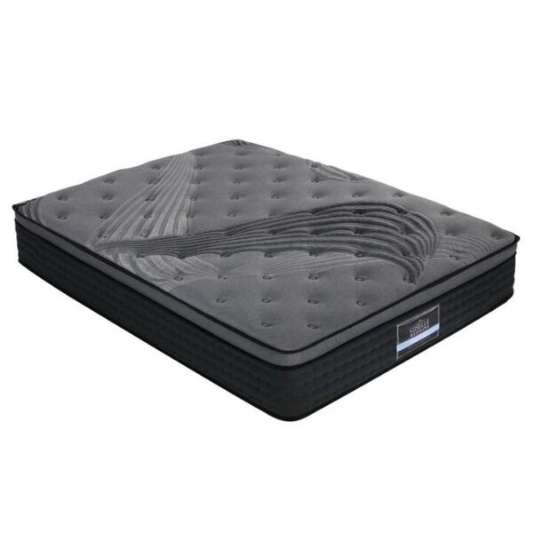 Bedding Alanya Euro Top Pocket Spring Mattress 34cm Thick - Queen