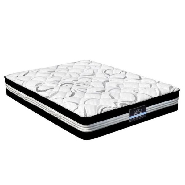 Bedding Mykonos Euro Top Pocket Spring Mattress 30cm Thick - Double