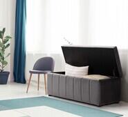 Bekah Ottoman Grey