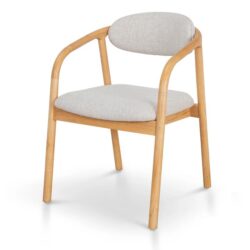 Bellbrook Natural Dining Chair - Coastal Beige by Interior Secrets - AfterPay Available