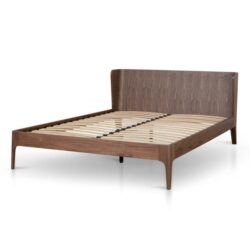 Belmont Queen Bed Frame - Walnut by Interior Secrets - AfterPay Available