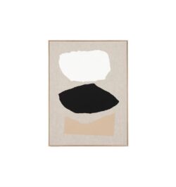 Bergen Fawn Framed Canvas Screen Print Wall Art Print by Interior Secrets - AfterPay Available