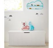 Bergen Large Throw Blanket Box White