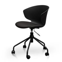 Betrillo Office Chair - Full Black by Interior Secrets - AfterPay Available