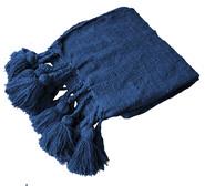Blaket Throw Blue