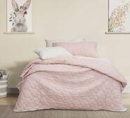 Bolston Single Coverlet Set Pink