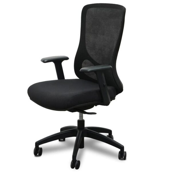 Braddon Mesh Office Chair - Black by Interior Secrets - AfterPay Available