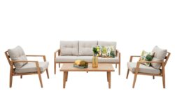 Brighton 4pcs Outdoor Lounge Set by Interior Secrets - AfterPay Available