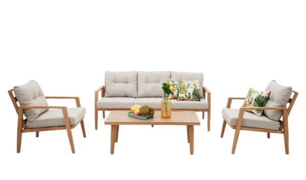 Brighton 4pcs Outdoor Lounge Set by Interior Secrets - AfterPay Available