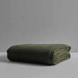 Canningvale Waffle Blankets - White, Double/Queen, Luxury Cotton