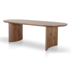 Cardenas 2.4m Dining Table - Walnut by Interior Secrets - AfterPay Available