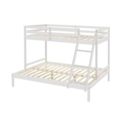 Casper Triple Bunk Bed Frame - White