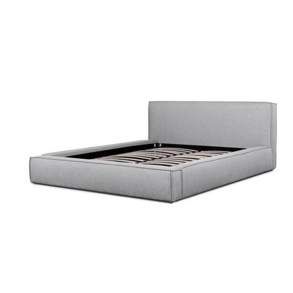 Castillo Fabric King Bed Frame - Pearl Grey by Interior Secrets - AfterPay Available