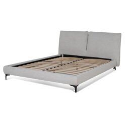 Celeste Fabric King Bed Frame - Clay Grey by Interior Secrets - AfterPay Available