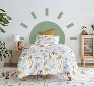 Charly At The Zoo Double Quilt Cover Set Multi