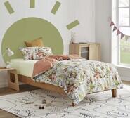 Charly Furry Buddies Double Quilt Cover Set Multi