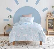 Charly Sleepy Bunnies Single Quilt Cover Set Multi