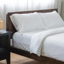 Classic Lyocell Bed Sheet Set (100% TENCEL ) | Fitted Sheet, Pillow Case & Quilt Cover King / Oakmoss Green