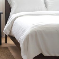 Classic Lyocell Bed Sheet Set (100% TENCEL ) | Fitted Sheet, Pillow Case & Quilt Cover Queen / Desert Peach