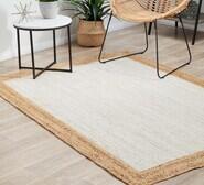 Clio 400 X 300Cm Border Rectangle Rug Neutral Extra Extra Large