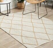 Clio 400 X 300Cm White Rectangle Rug White Extra Extra Large