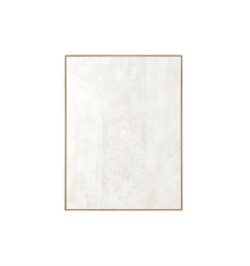 Contours II Hand Painted Wall Art - White by Interior Secrets - AfterPay Available